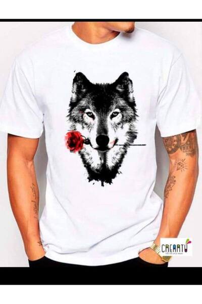 classy moda Υπερμεγέθη λευκό μπλουζάκι unisex με στάμπα, άνετη εφαρμογή, καθη...