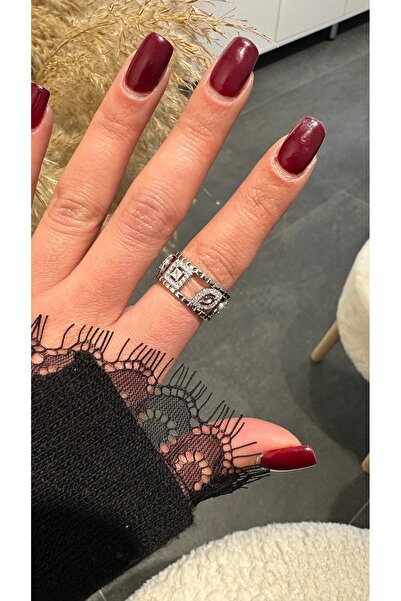 GLARE JEWELRY CO Baguette and Drop Model Luxury Zircon Stone Stainless Steel ...