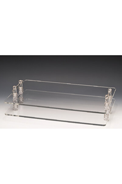 Zicco حامل عرض مستطيل الشكل من الأكريليك