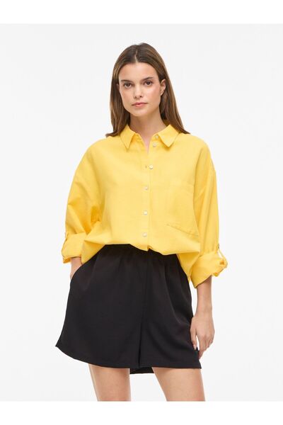 VILA Hemd VIPRISILLA Langärmeliges