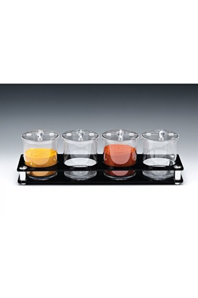 Zicco Four-Piece Set of Sauce Bowls, Jam Bowls, and Spice Containers