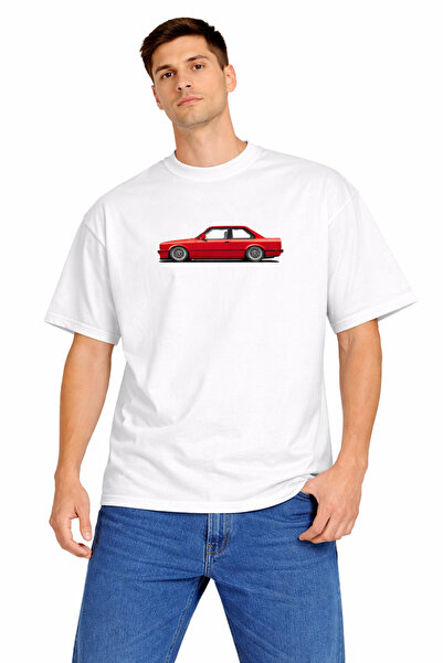 CAMBLYS Unisex Men's Car Front Anti Social Back Printed Oversize Thick Fabric...