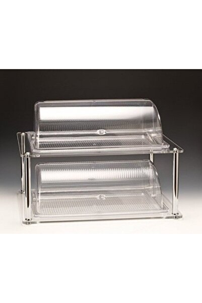 Zicco حامل عرض أكريليك ذو طبقتين