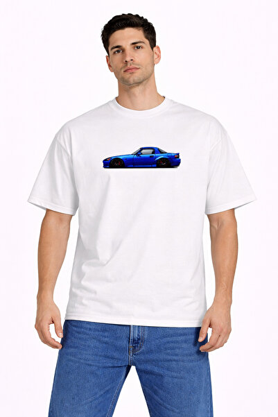 CAMBLYS Unisex Men's Car Front Anti Social Back Printed Oversize Thick Fabric...