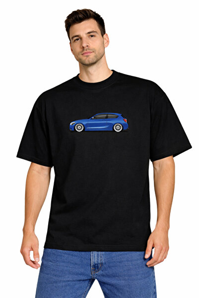 CAMBLYS Unisex Men's Car Front Anti Social Back Printed Oversize Thick Fabric...