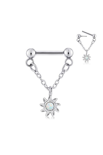 OEM Septum Piercing Longbeauty, Sun, Silver