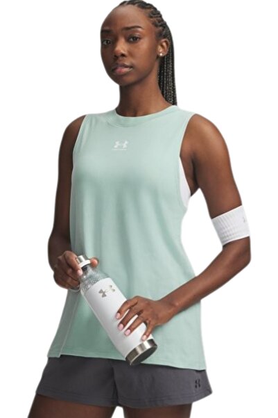 Under Armour Women's Blue Ua Rival Muscle Tank Athlete 1383659-477