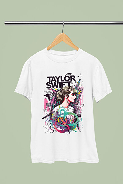 MAGORS Taylor Swift Printed 100% Cotton Lu Regular Fit Tshirt