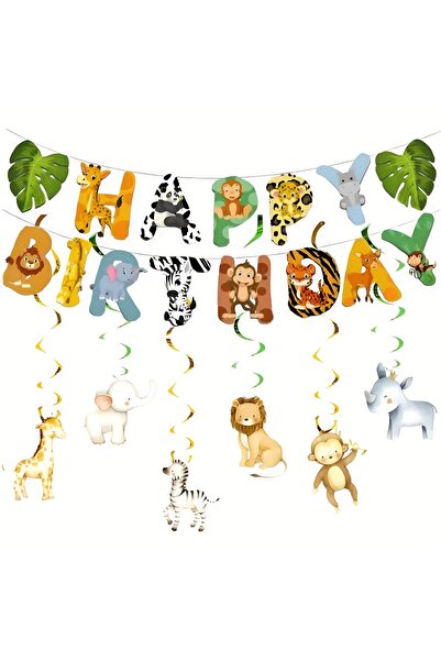 Generic Brand Animal Banner Birthday Party Decor