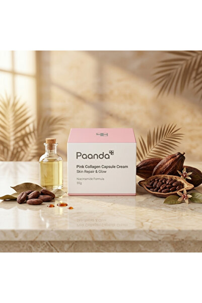 Paanda Pink Collagen Capsule Cream Skin Repair & Glow 55g