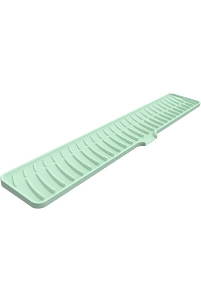 Arabest 60cm Silicone Faucet Mat,Narrow Sink Splash Guard and Drip Catcher Tr...