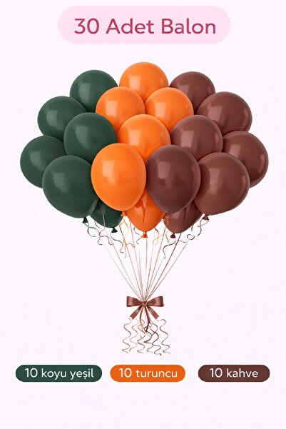 BKMC PARTY 👉 “30 Adet Karışık Renk Balon Seti | Premium Parti, Doğum Günü ve...