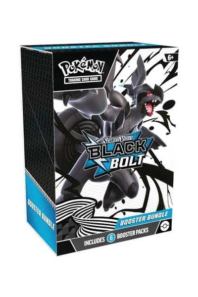Pokemon Pokémon TCG Scarlet & Violet Black Bolt Booster Bundle – 6’lı Booster...