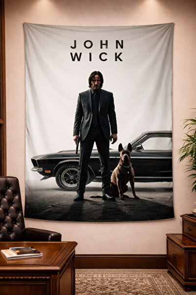 Vagonik John Wick Wall Covering Rug Si Quality Fabric