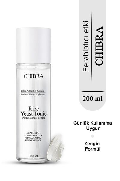 CHIBRA Pirinç Mayası Beyazlatıcı Aydınlatıcı Leke Karşıtı Nemlendirici Tonik