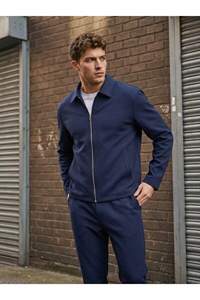 MATTİMODA Modern Erkek Takım Double Paça Lacivert Pantolon & Ceket Şık Kombin