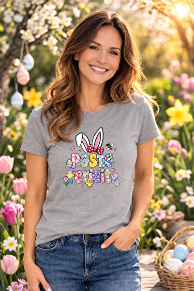 MVRDAR Καλό Πάσχα Μπλουζάκι Unisex 100% Βαμβάκι - Πασχαλινό Μπλουζάκι με Κουν...