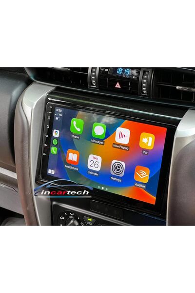 Generic شاشة أندرويد لسيارة تويوتا فورتشنر موديل 2016-2024، تدعم نظامي كاربلا...