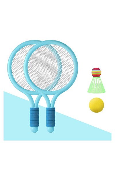 Arabest Kids Tennis Racket Set, 40cm Plastic Racquet with Ball and Badminton ...