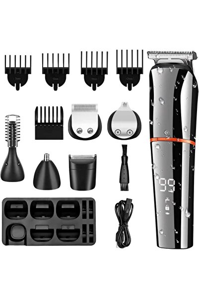 Arabest مجموعة العناية بالشعر، 6 في 1 لماكينة حلاقة شعر الرجال، قابلة لإعادة ...