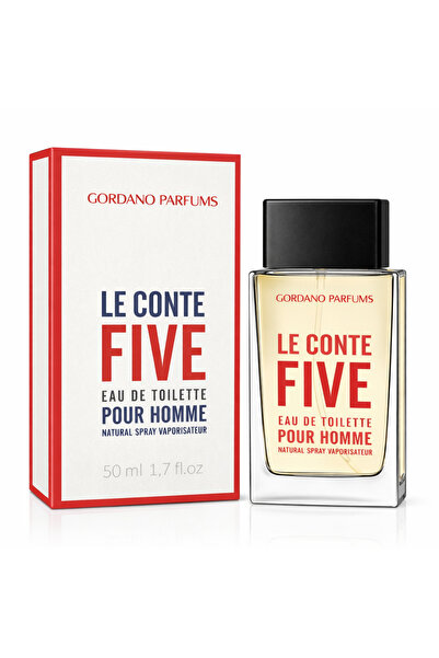 GORDANO PARFUMS LE CONTE FIVE Eau de Toilette for Men, 50 ml,