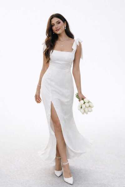 Zeynep Denlİ YIRTMAÇLI,ASKIL,I SATEN ELBİSE