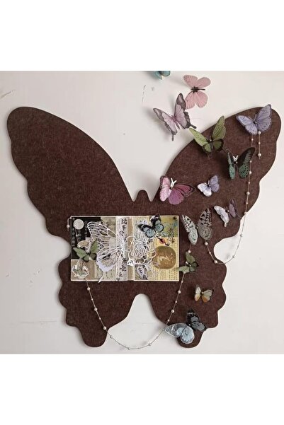 Arabest Pin Board Butterfly Cork Board,Foldable,3D Butterflies,for School Off...