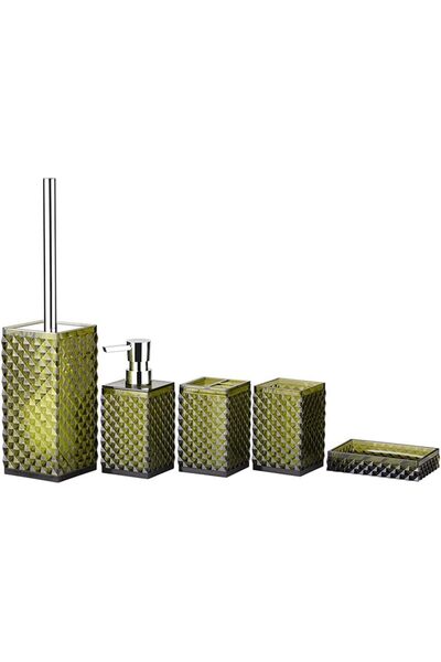 Arabest مستلزمات الحمام، طقم حمام، إكسسوارات حمام أكريليك، كوب، زجاجة لوشن، ح...