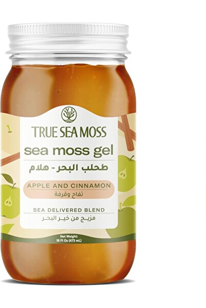 TrueSeaMoss Sea Moss Gel Apple Cinnamon Irish Sea Moss Gel - Sea Moss Gel Raw...