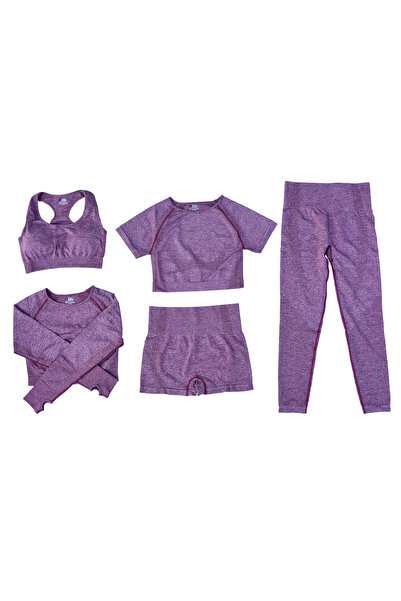 OEM 5-piece burgundy fitness set