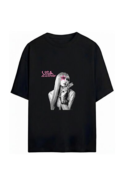 SVART WEAR Lisa Blackpink Unisex Oversized 100% Cotton Pack T-Shirt