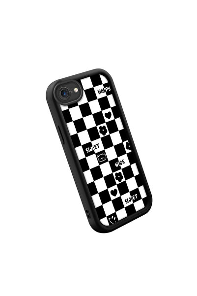 SLIMFELT حافظة آيفون 7/8/SE 2020 2022 متوافقة مع جودة عالية بنقش مربعات درجة ...