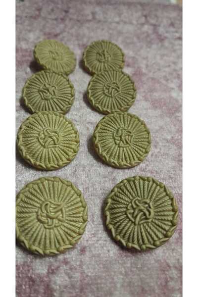 ILCARE Polyester Button 35 Boy 22 mm 8 Pieces