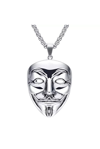 EFAYN.RO Lant cu pandantiv, model anonymous, unisex, argintiu, EFAYN