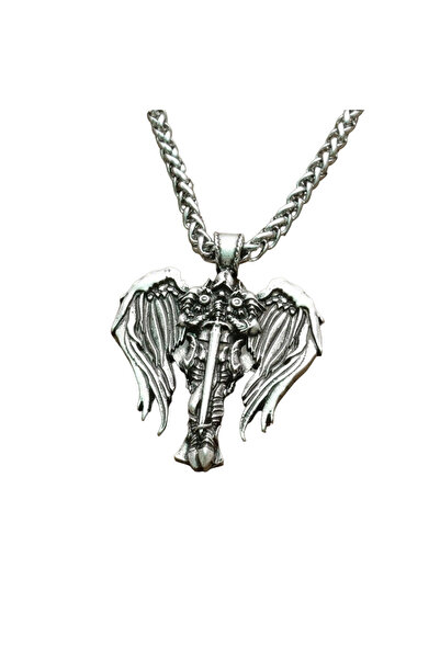 EFAYN.RO Lant arhanghel, model Diablo holy war, inger luptator, unisex, argin...