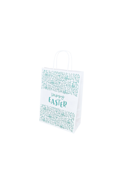 Papette Set of 200 Kraft Paper Bags with Patterned with Text, 32 x 41(H) x 12cm