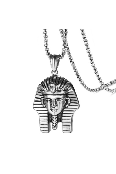 EFAYN.RO Lant model egiptean, cu pandantiv faraon sfinx Tutankhamun, unisex, ...