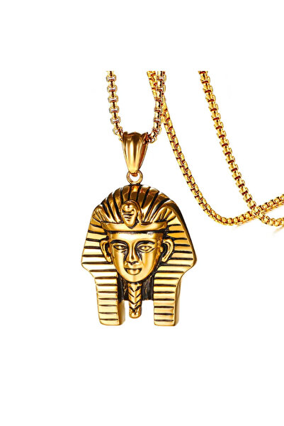EFAYN.RO Lant model egiptean, cu pandantiv faraon sfinx Tutankhamun, unisex, ...