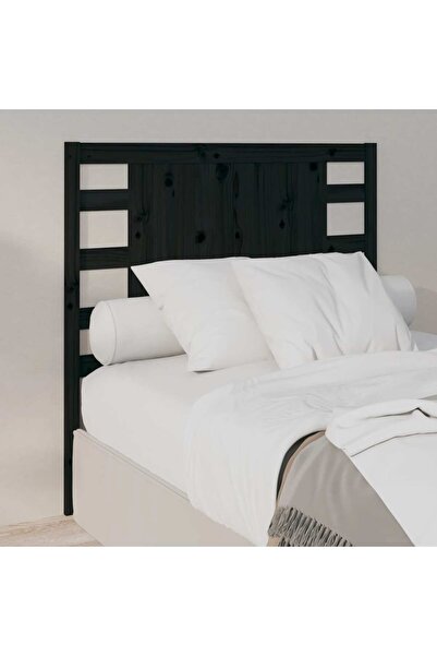 Concept Κομοδίνο, μαύρο, 106x4x100 cm, μασίφ ξύλο πεύκου