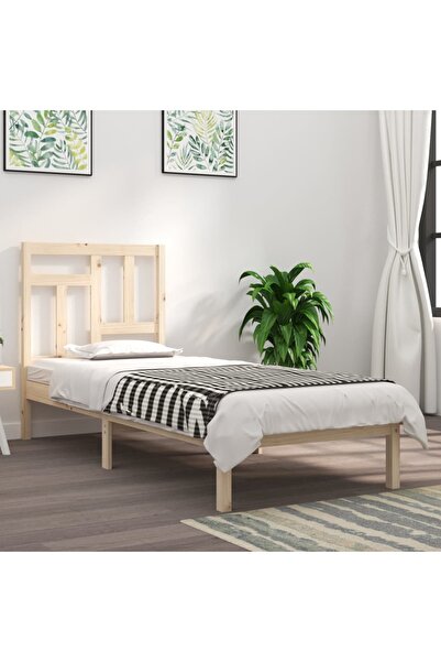 Concept Σκελετός κρεβατιού, 90x200 εκ., μασίφ ξύλο πεύκου