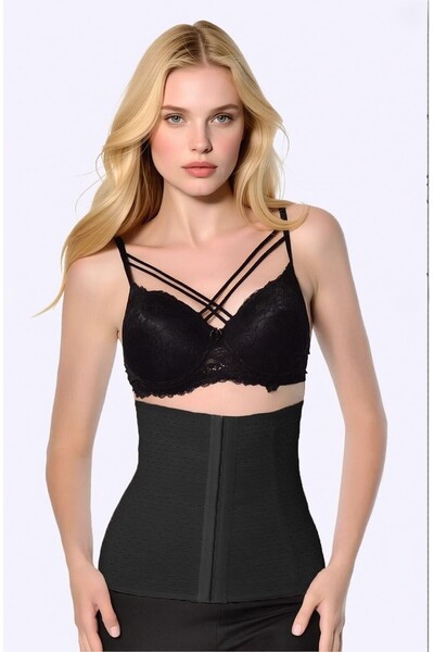 QKK Corset de recuperare postpartum - Corset ajustabil pentru fermitatea stom...