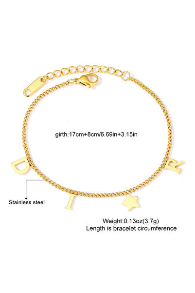 fara marca Gold Plated Bracelet 18K