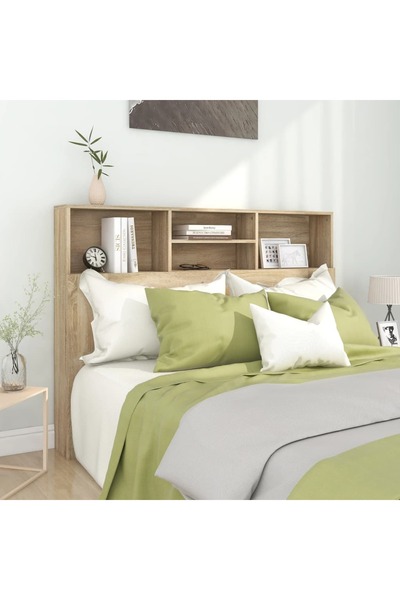 Concept Headboard with wardrobe, sonoma oak, 140x19x103.5 cm