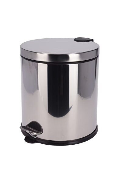 Koopman Κάδος απορριμμάτων από ανοξείδωτο ατσάλι, 20 λίτρα, με πεντάλ, σύστημ...