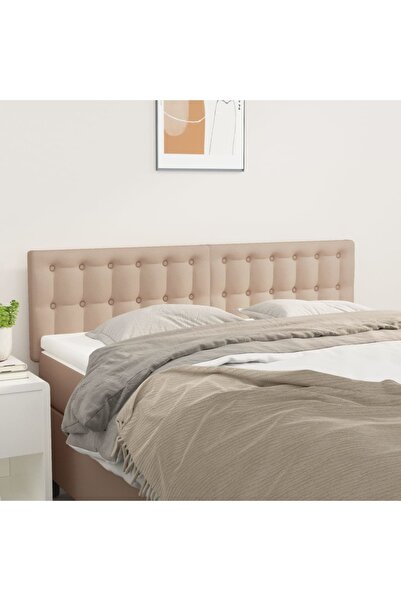 Concept Κομοδίνα 2 τεμ. καπουτσίνο 72x5x78/88 εκ. οικολογικό Δερμάτινο