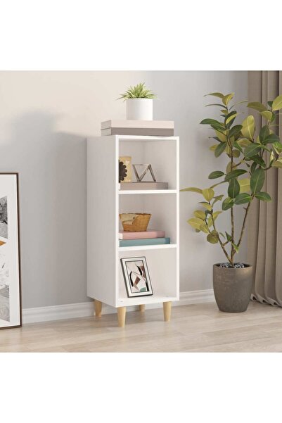 Concept Servantă, alb, 34,5x32,5x90 cm, lemn compozit