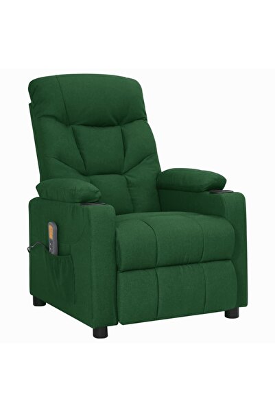 Concept Πτυσσόμενη πολυθρόνα μασάζ, σκούρο πράσινο, ύφασμα