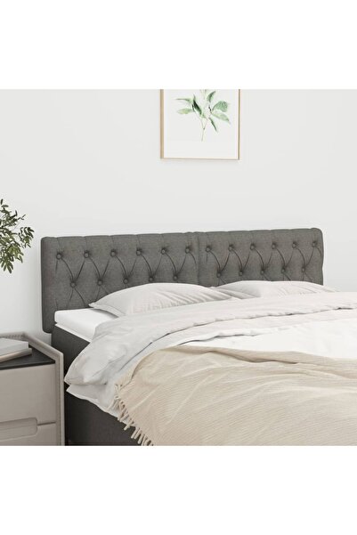 Concept Κομοδίνα, 2 τεμάχια, σκούρο γκρι, 80x7x78/88 εκ., ύφασμα