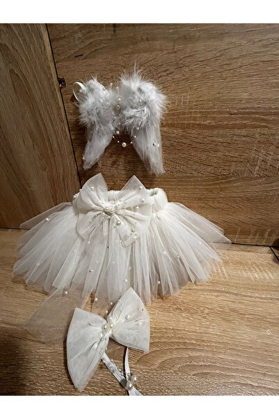 bba new trend 3 Piece Baby Photo Shoot Tutu Skirt Newborn Princess Concept Pe...