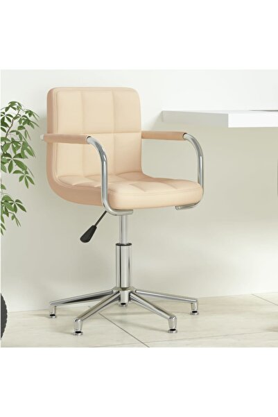 Concept Περιστρεφόμενη καρέκλα γραφείου, κρεμ, ύφασμα